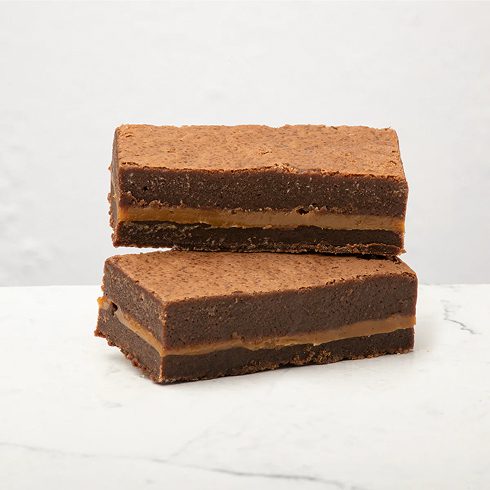 Karamel Zeezout Brownies