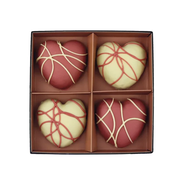 Brownie Hearts (4 stuks)