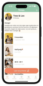 Stamps bij zwangerschap