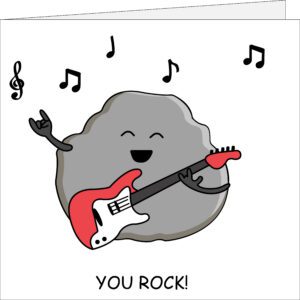 Wenskaart – You Rock dear